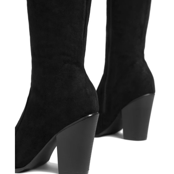 Just In 🖤 the next night black boot over knee - Picture 4 of 5